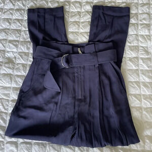 Jonathan Simkhai blue high waisted straight pants